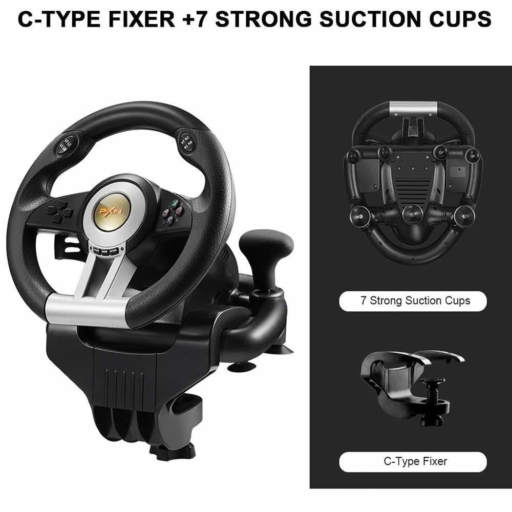 USB Racing Gaming Steering Wheel - DMC Wholesale