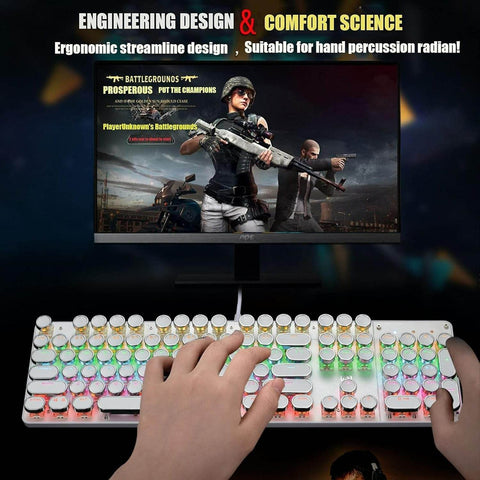 Steel Pro Mechanical Gaming and Office Keyboard