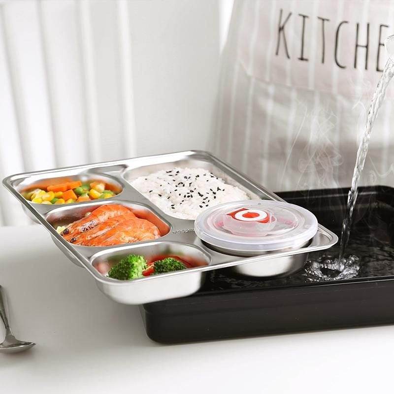 Stainless Steel Lunch Box (5 Compartment) - DMC Wholesale