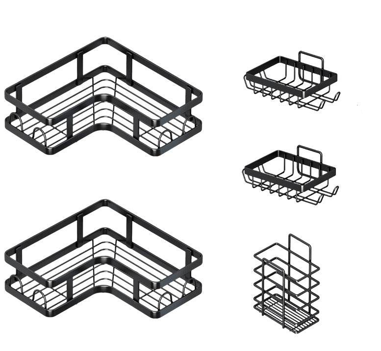 Stainless Steel Partitioned Shower Rack (5 pcs) - DMC Wholesale