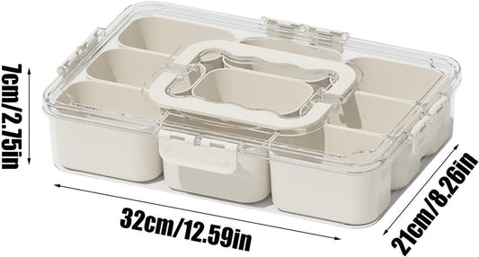 Sealed snack container (9 compartments)