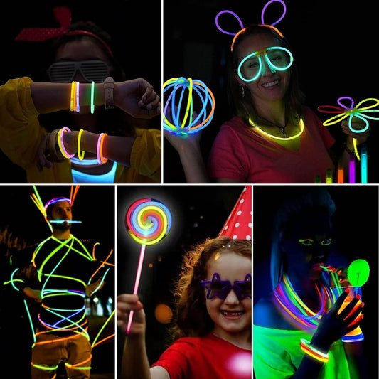Fluorescent Glow Sticks (100 pcs) - DMC Wholesale
