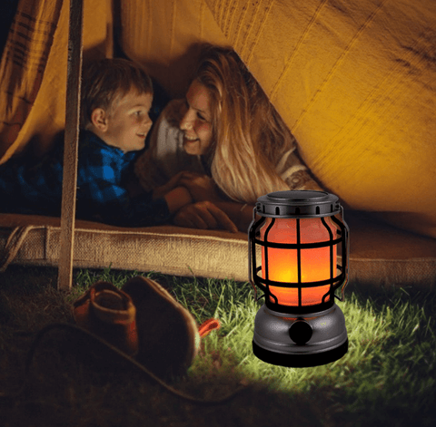 Retro Classic Camping Lantern Energy LED Lamp - Alt View