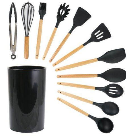 Silicone Utensil Set (12 pcs) - Alt View