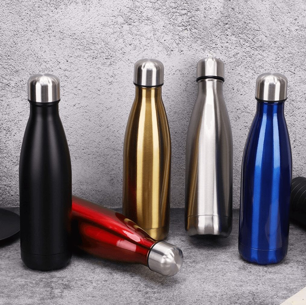Double Wall Vacuum Insulated Stainless Steel Bottle (500ml) - DMC Wholesale