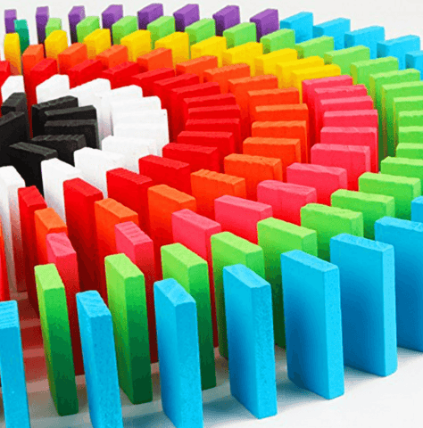 Wooden Domino Set (100 pcs) - Alt View