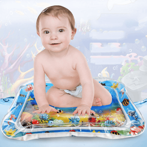 Rectangular Tummy Time Inflatable Water Play Mat