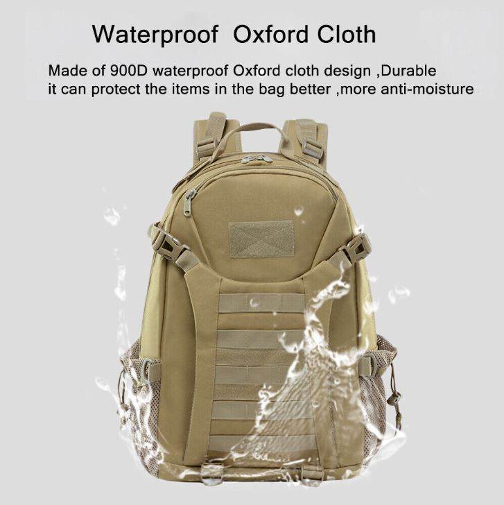Tactical Military Backpack (Khaki) - DMC Wholesale