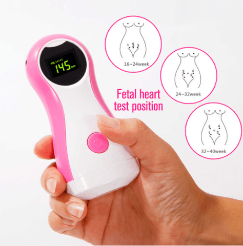 Fetal Doppler Monitor with LCD Display - Alt View