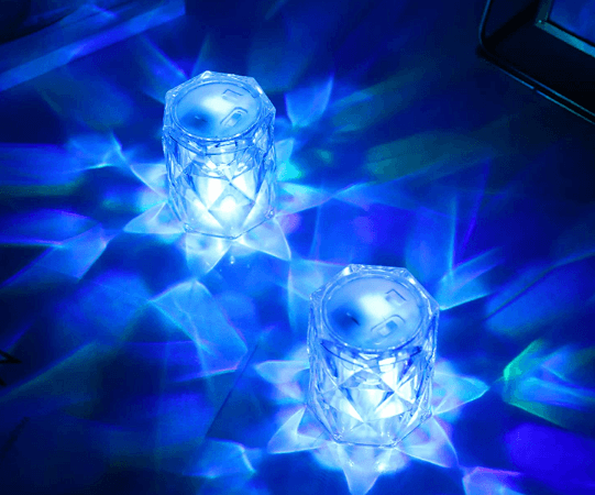Mini LED Luminous Crystal Lamp (Each) - DMC Wholesale