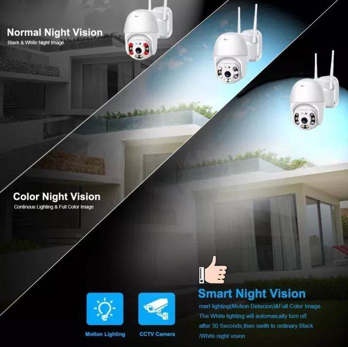 WIFI Outdoor Security Camera (V380 Pro App) - DMC Wholesale