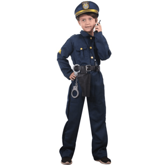 Police Men Costume For Children - DMC Wholesale