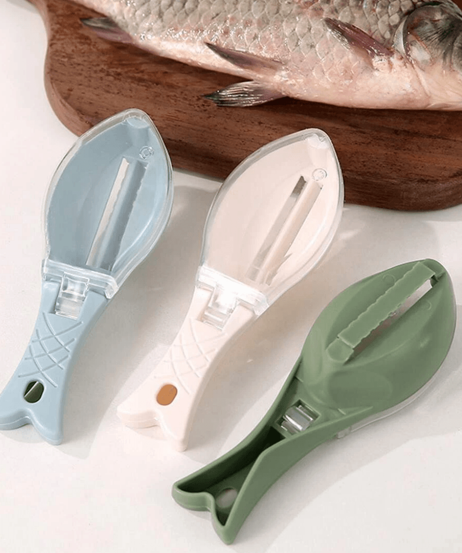 Fish Scale Remover With Lid - DMC Wholesale