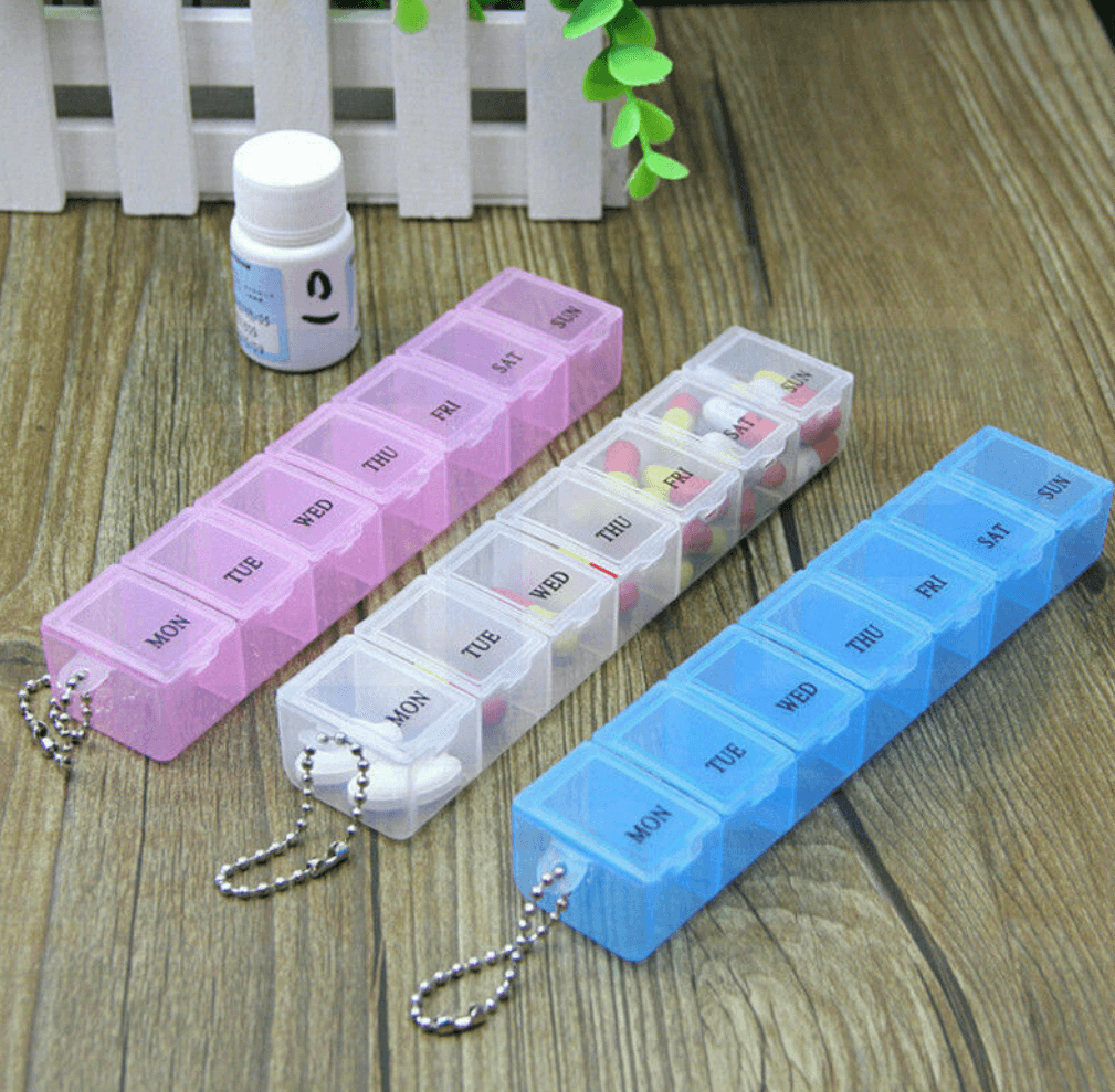 Weekly Pill Organiser (7 Compartment) - DMC Wholesale
