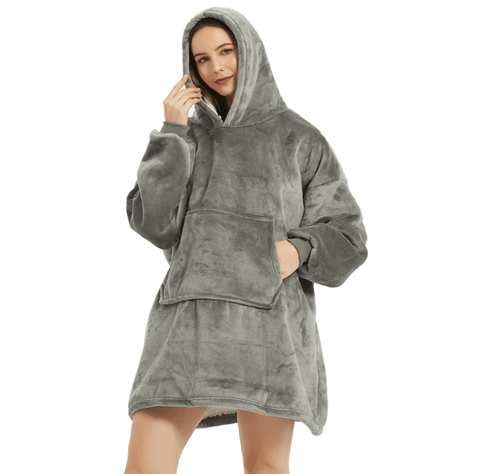 Huggle Hoodie (Grey) - Alt View