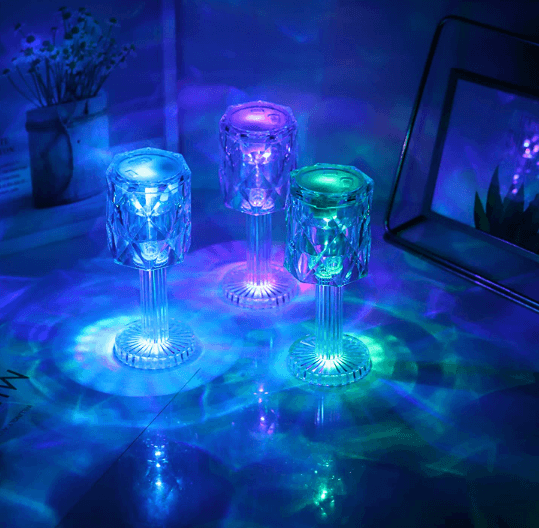 Mini LED Luminous Crystal Lamp (Each) - DMC Wholesale