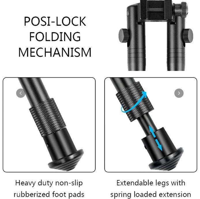Tactical Rifle Bipod (Rifle Not Included) - DMC Wholesale