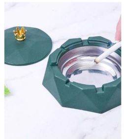 Stainless Steel Hexagon Ashtray (2pcs) - DMC Wholesale