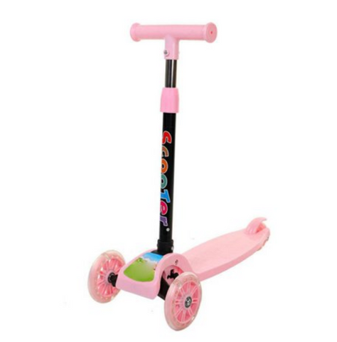 Scooter For Children (Pink) - Alt View