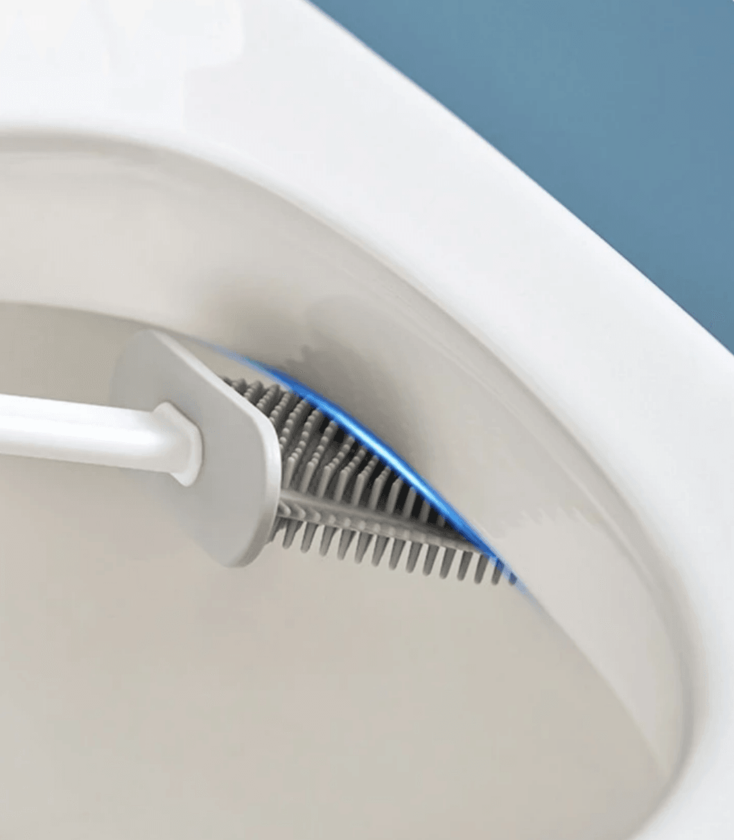 Silicone Flex Toilet Brush With Holder - DMC Wholesale