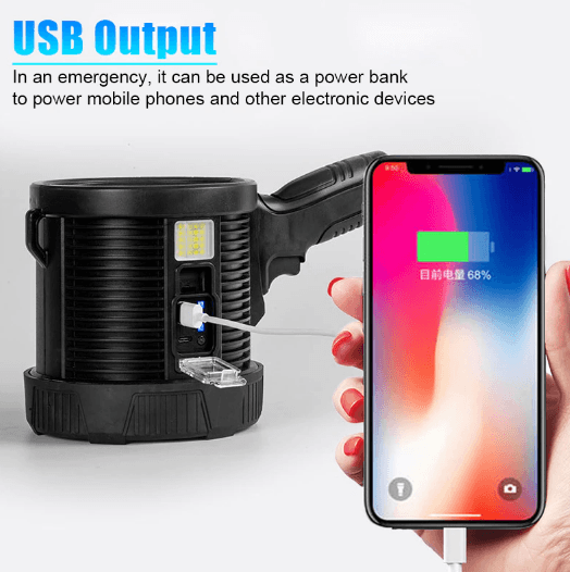 Powerful LED Handheld Searchlight - DMC Wholesale