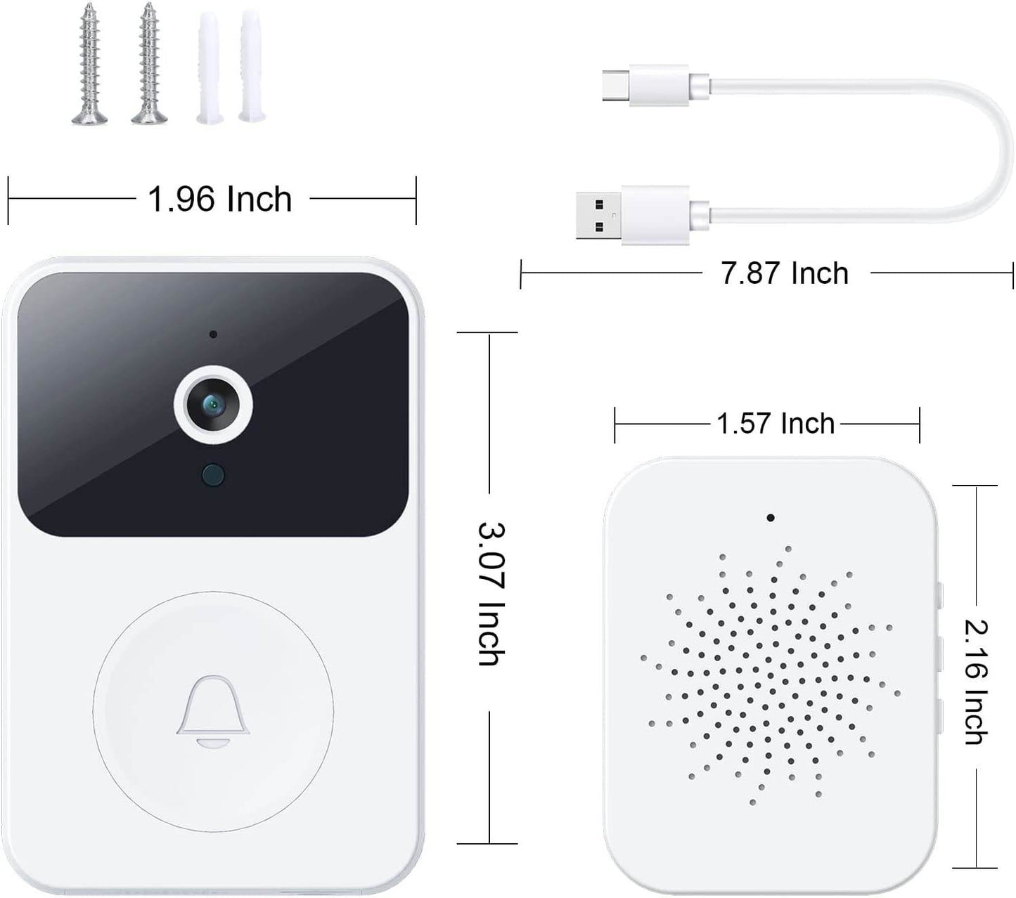 WiFi Doorbell Camera with Chime - DMC Wholesale