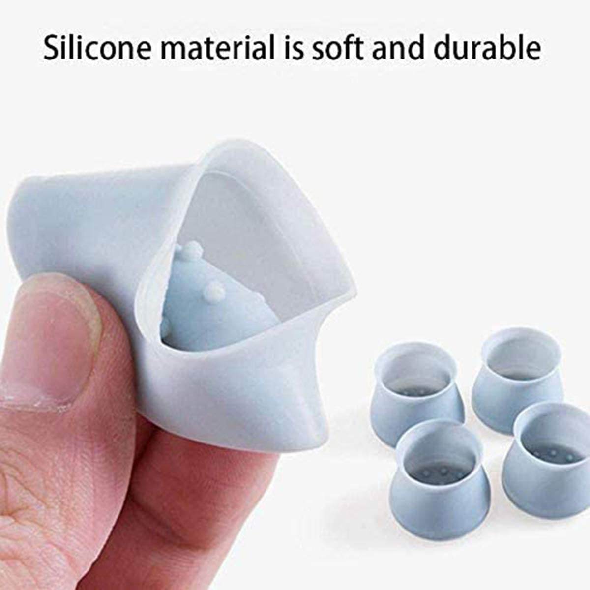 Silicone Chair Leg Floor Protectors (8 pcs) - DMC Wholesale