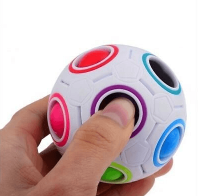 Rainbow Fidget Puzzle Ball