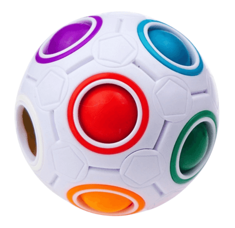 Rainbow Fidget Puzzle Ball - Alt View