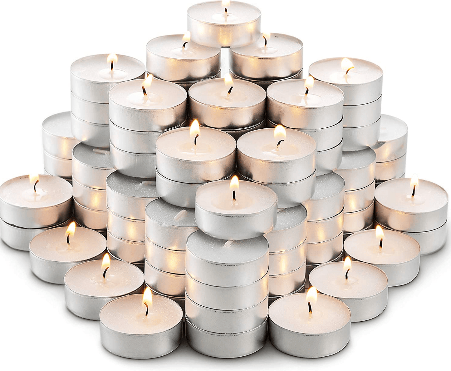 Coloured Tea Light Candles (50 pcs) - DMC Wholesale