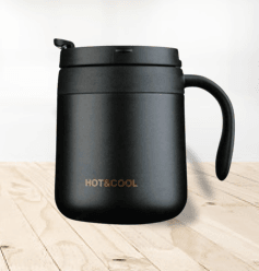 Double Steel Thermos Coffee Mug (500ml) - DMC Wholesale
