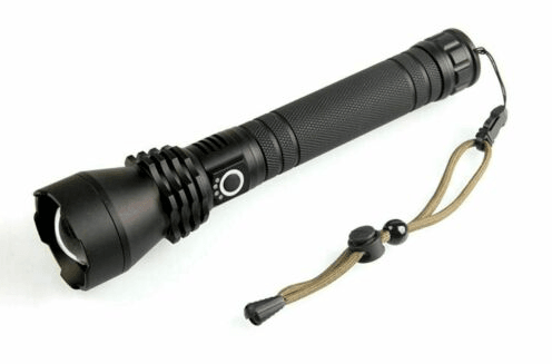 Chargeable Tactical Zoom Waterproof Aluminium Torch - 3X Light Modes - DMC Wholesale