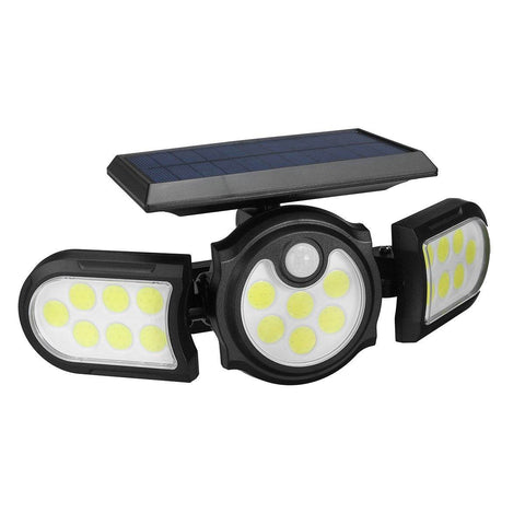 Three Head Induction Motion Sensor Light - Alt View