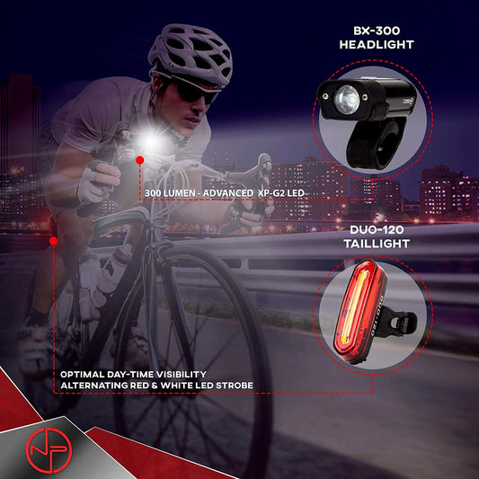 Rechargeable Bicycle Light Set (2pcs)