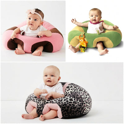 Baby Learning to Sit Support Seat Plush Chair
