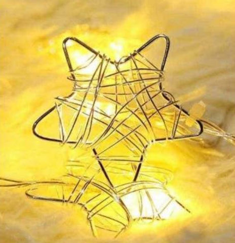 Decorative Star String Light (10L)(3m)(Yellow) - Alt View