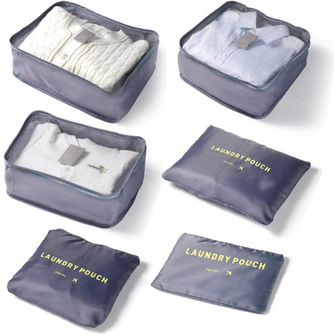 Travel Organiser Set (6pcs) - Alt View