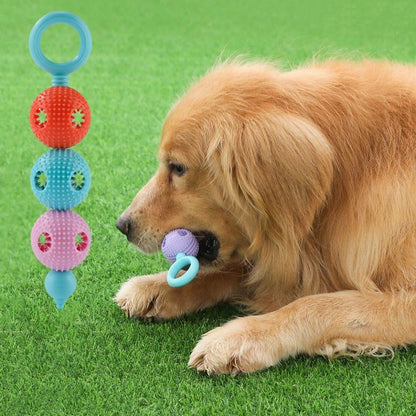 Interactive Dog Tooth Cleaning Massager Stick Toy