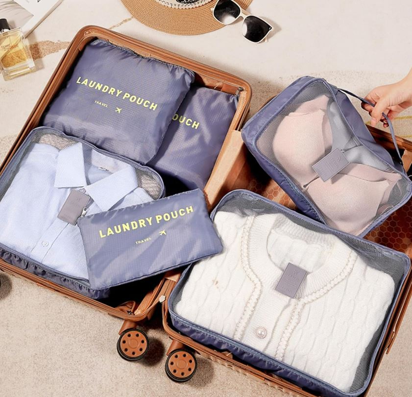 Laundry Travel Organiser Set (6 pcs)