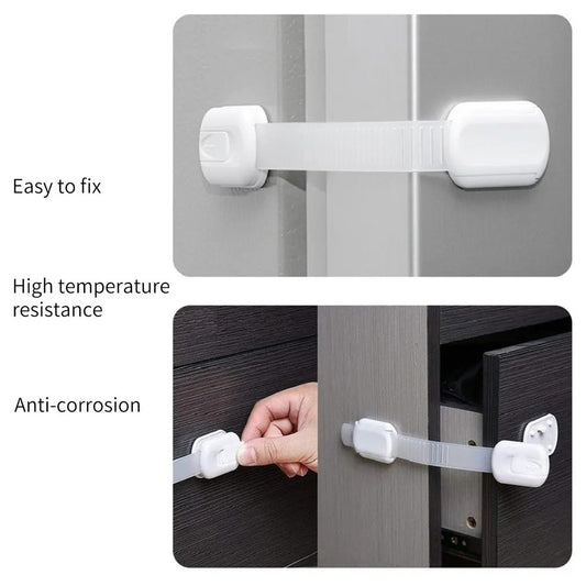 Adjustable Child Safety Lock Set (10 pcs)