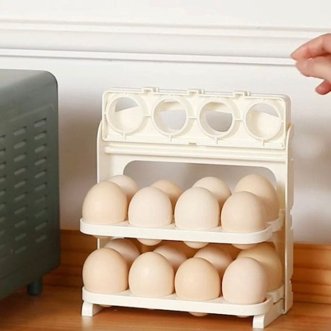 Folding Egg Storage Rack