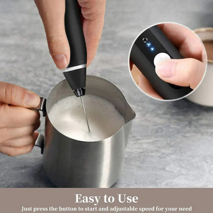 USB Rechargeable Milk Frother