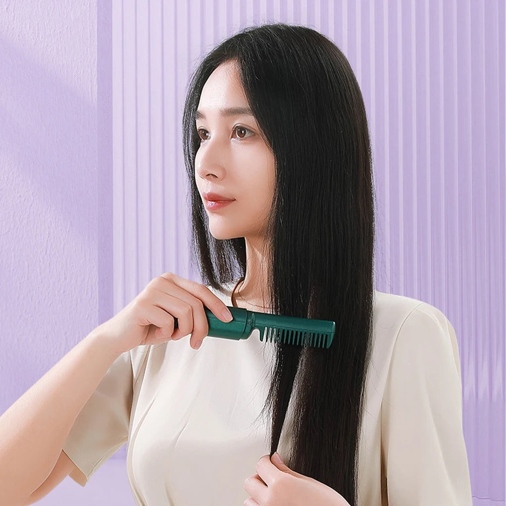 Anti-slid Hair Styling Comb Straightener