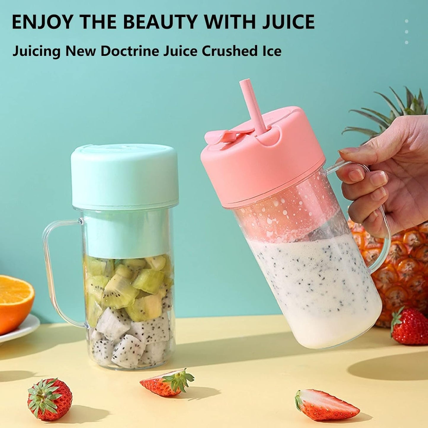 USB Rechargeable Personal Blender (500ml)