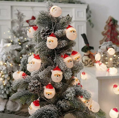 3D Decorative Santa Head String Light (10L)(3m)