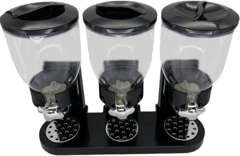 Triple Canister Dry Food Dispenser - Alt View