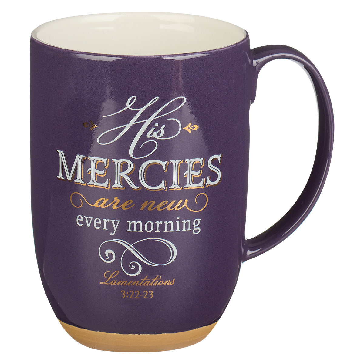 His Mercies Are New Each Morning Ceramic Mug - Lam. 3:22-23