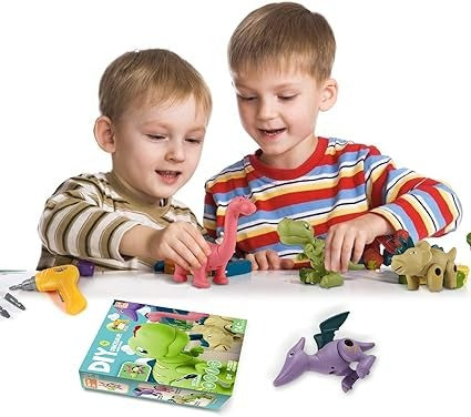 Educational Dinosaur Disassembly Toy Set (4 pcs)