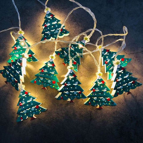Decorative Christmas Tree String Light (2m) - Alt View