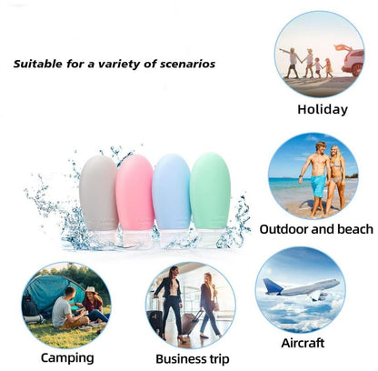 Silicone Travel Bottle Set (4 pcs)(90ml)